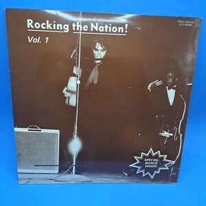 Elvis Presley LP Rocking The Nation Vol 1 Vinyl Record White Label VTG Bonus